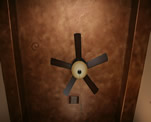 Foyer Ceiling Metallic Faux Finish